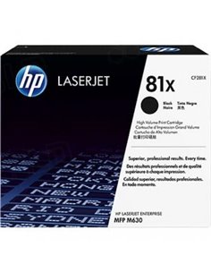 Toner Laser HP 81X LJ MFP M630 Black 25K