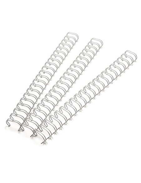 Μεταλλικό σπιράλ βιβλιοδεσίας 30εκ. λευκό 3/8", 3:1, 9,5χιλ.