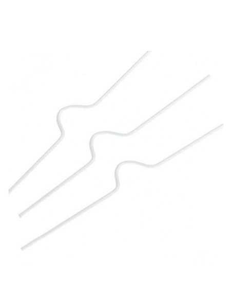 Μεταλλικό κρεμασταράκι λευκό 10εκ. (1000τεμ)