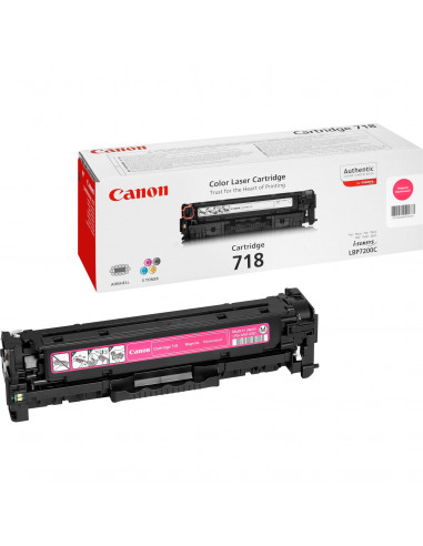 Toner Laser Canon Crtr All in One 718 Magenta - 2.9K Pgs