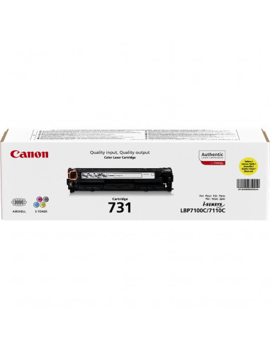 Toner Laser Canon Cartridge All in one 731 Yellow - 1.5K Pgs