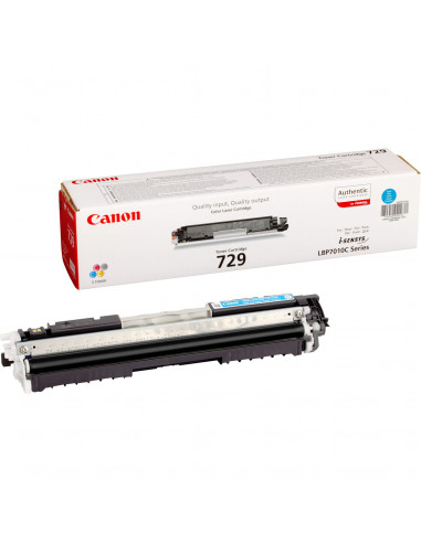 Toner Laser Canon Cartridge 729 Cyan - 1.0K Pgs