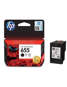 Ink HP No 655 Black Ink Crtr