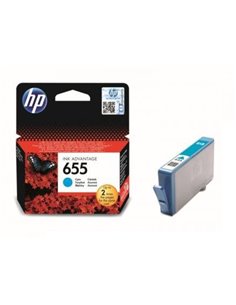 Ink HP No 655 Cyan Ink Crtr
