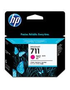 Ink HP No 711 3Pack Magenta Ink Crtr - 29ml