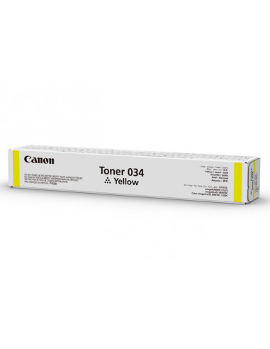 Toner Laser Canon Crtr T034Y Yellow - 7,3K Pgs