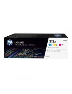 HP 312A 3-Pack Cyan Magenta Yellow (CF440AM)