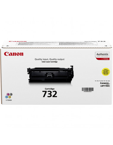 Toner Laser Canon Crtr CRG732Y Yellow - 6,4K Pgs