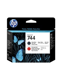 Ink HP No 744 Printhead Matte Black and Red