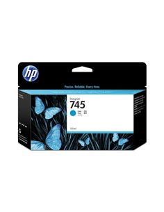 Ink HP No 745 Cyan  - DesignJet Z2600 , Z5600 - 130ml