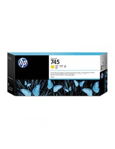 HP 745 Ink Cartridge Yellow 300 ml ( F9K02A )