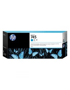HP 745 Ink Cartridge Cyan 300 ml ( F9K03A )