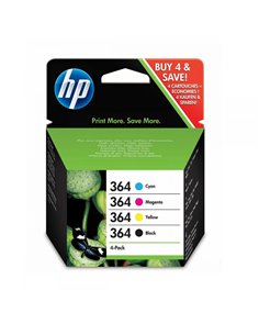 Ink HP No 364 Black-Cyan-Magenta-Yellow Crtr Combo Pack