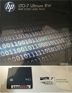LTO-7 RW Label HP BarCode Pack