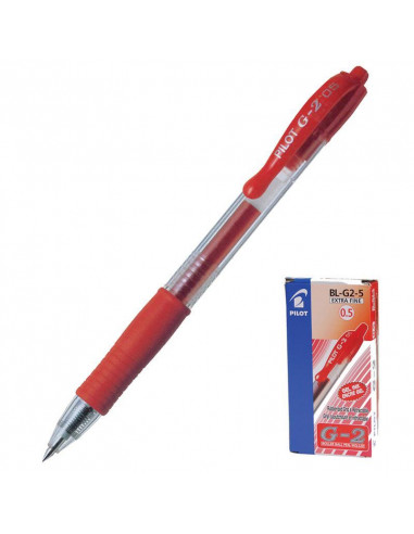 Pilot στυλό jel G2 extra fine κόκκινο 0.5mm