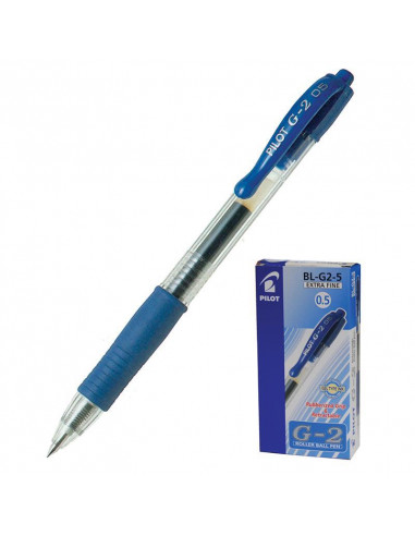 Pilot στυλό jel G2 extra fine μπλε 0.5mm