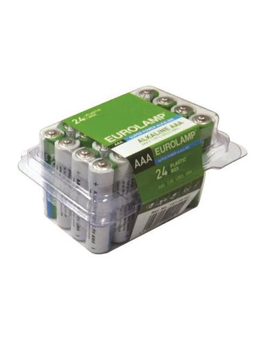 Μπαταρίες Αλκαλικές 1,5V ΑΑA LR03 24τεμ. value pack