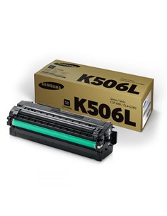 Toner Color Laser Samsung-HP CLT-K506L,ELS Black High Yield - 6k Pgs
