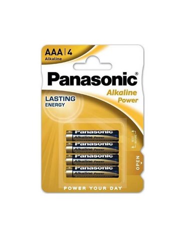 Panasonic αλκαλικές μπαταρίες ΑΑΑ 4 μίνι μινιόν