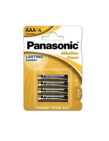 Panasonic αλκαλικές μπαταρίες ΑΑΑ 4 μίνι μινιόν