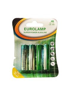 Μπαταρίες Αλκαλικές 1,5V ΑΑ LR6  4τεμ.
