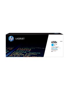 HP 658X Cyan LaserJet Toner Cartridge