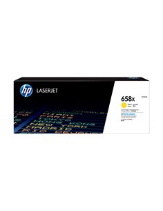 HP 658X Yellow LaserJet Toner Cartridge