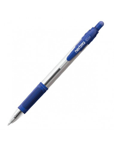 Νext στυλό διαρκείας με κλιπ μπλε 0,7mm