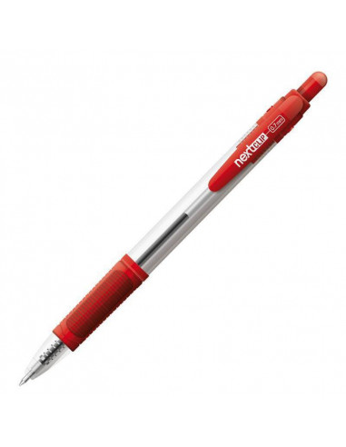 Νext στυλό διαρκείας με κλιπ κόκκινο 0,7mm
