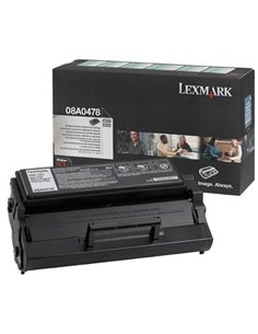 Toner Laser Lexmark 08A0478 Black 6K Pgs