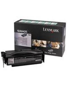 Toner Laser Lexmark 12A8425 Black High Yield 12K Pgs
