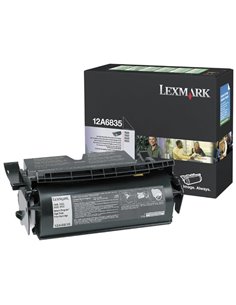 Toner Laser Lexmark 12A6835 Black 20K Pgs