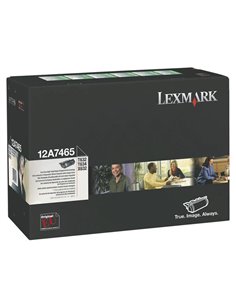Toner Laser Lexmark 12A7465 Black 32K Pgs