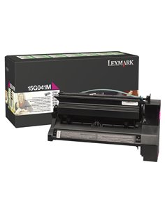Toner Laser Lexmark 15G041M Magenta Low Yield 6K Pgs