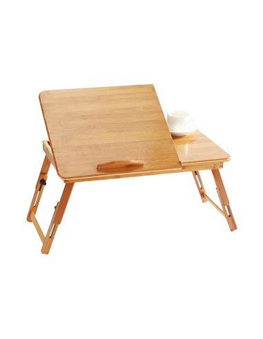 Γραφείο λάπτοπ επιτραπέζιο αναδιπλούμενο Nextdeco ξύλινο Υ20x64x35εκ.