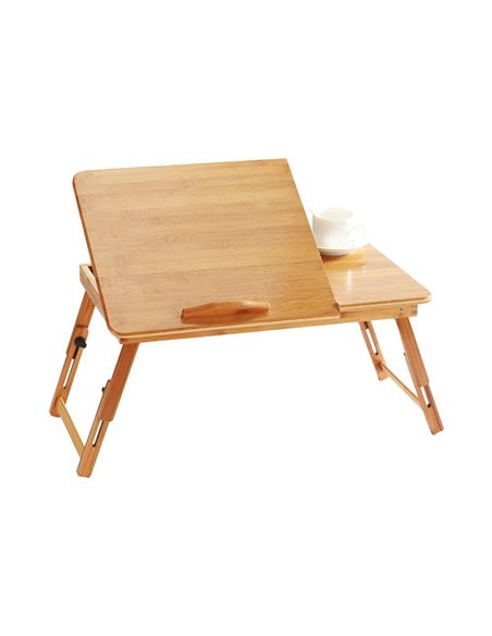 Γραφείο λάπτοπ επιτραπέζιο αναδιπλούμενο Nextdeco ξύλινο Υ20x64x35εκ.