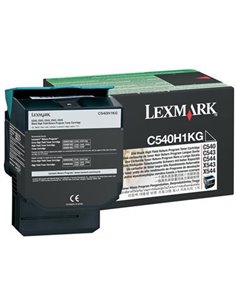 Toner Laser Lexmark C540H1K Black Standard Yield 2.5K Pgs