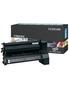 Toner Laser Lexmark C782X1KG Black 15K Pgs