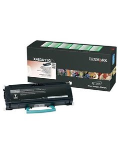 Toner Laser Lexmark X463A11 Black 3.5K Pgs