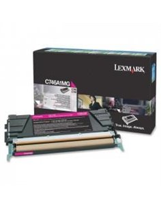 Toner Laser Lexmark C746A1M Magenta - 7K Pgs
