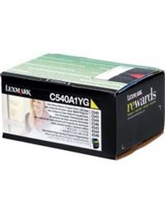 Toner Laser Lexmark C540A1Y Yellow Low Yield 1K Pgs