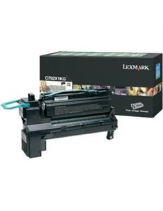 Toner Laser Lexmark C792X1KG Black Extra High Yield 20K Pgs