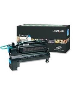 Toner Laser Lexmark C792X1CG Cyan Extra High Yield 20K Pgs