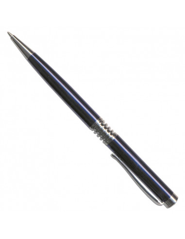 Στυλό διαρκείας με μεταλλικό στεφάνι μπλε