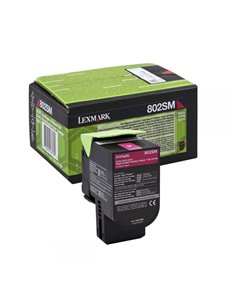 Toner Laser Lexmark 80C2SM0 Standar Magenta -2k Pgs