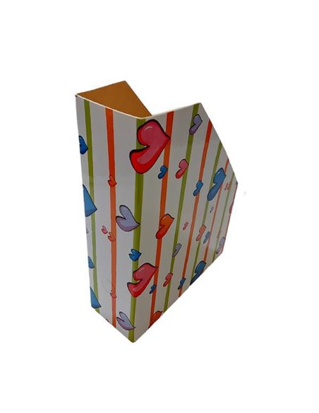 Next θήκη περιοδικών "Καρδούλες" Υ32x25x9εκ.