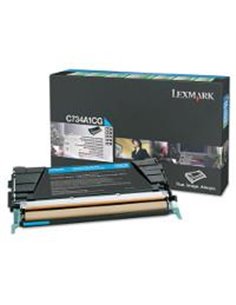 Toner Laser Lexmark X746A1CG Cyan -7k Pgs