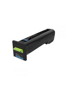 Toner Laser Lexmark 72K2XC0 Cyan Extra High Yield 22k pgs