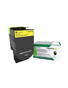 Toner Laser Lexmark 71B2HY0 High Yield Yellow -3.5k Pgs