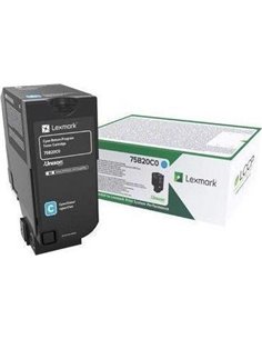 Toner Laser Lexmark 75B20C0 Cyan -10k Pgs